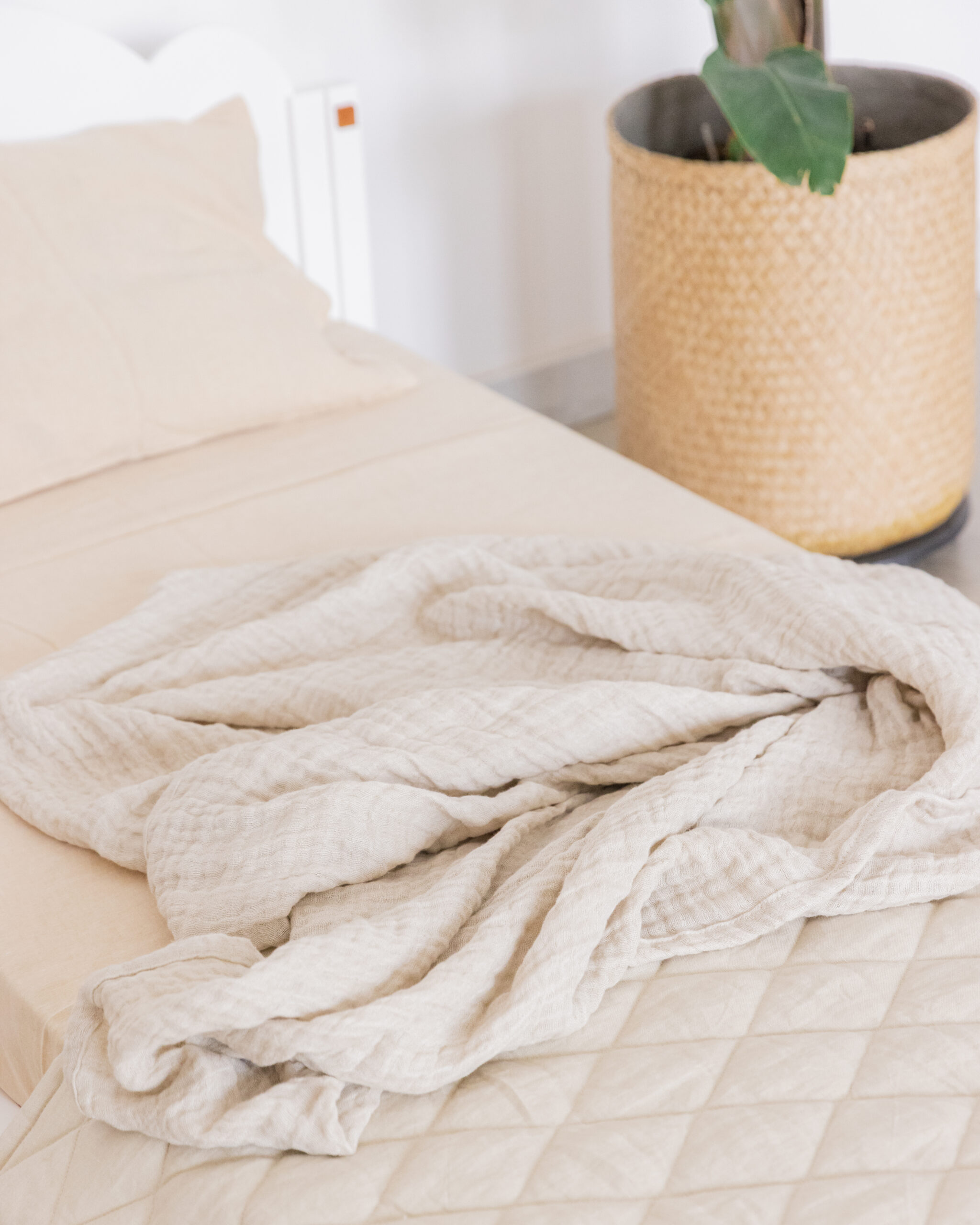 Set Vanilla Cream Fețe de Pernă 35x55 și Cearșaf 70x140