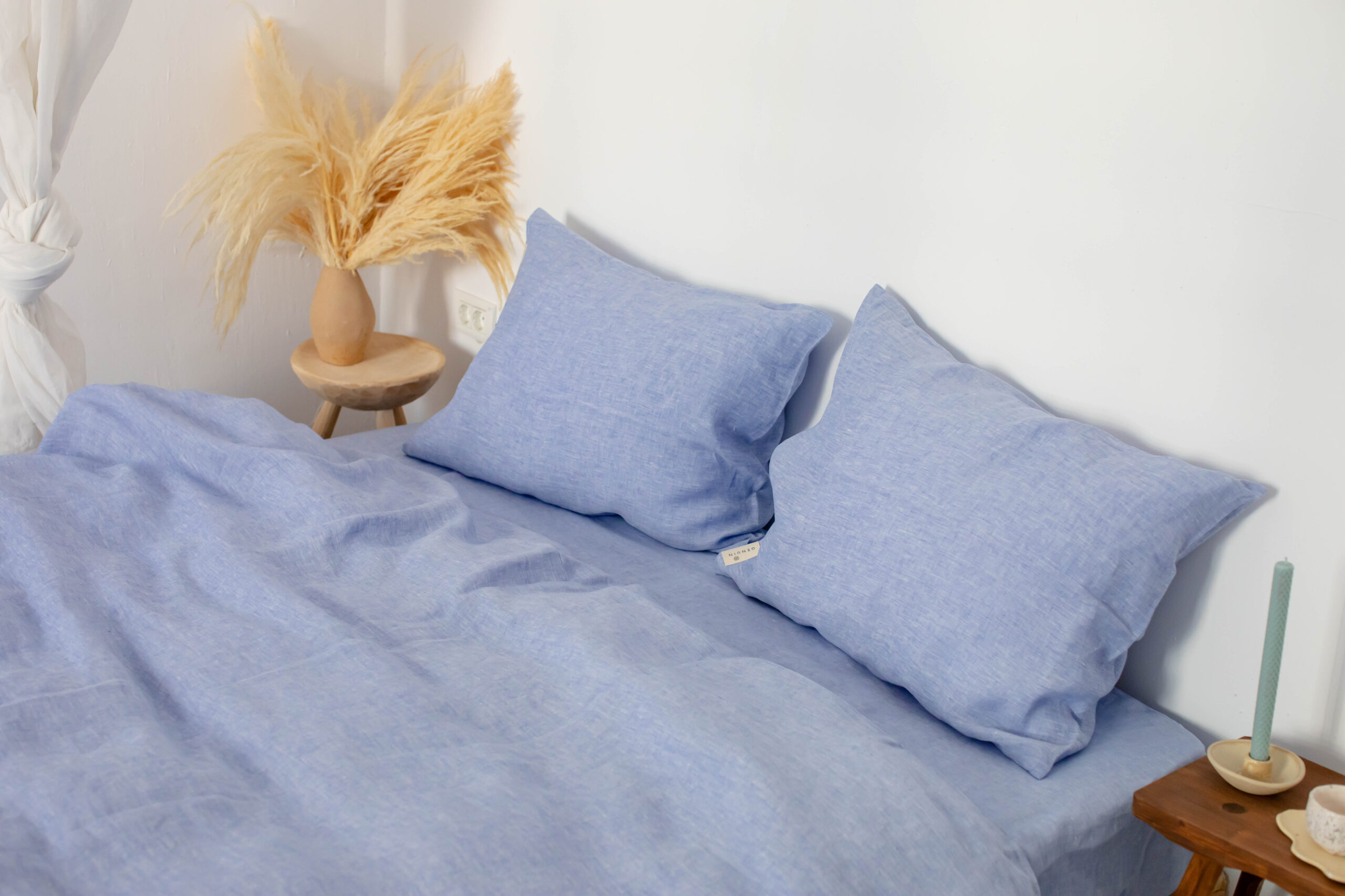 Ocean Blue Set 60x60 Pillowcases and 220x220 Quilt Cover