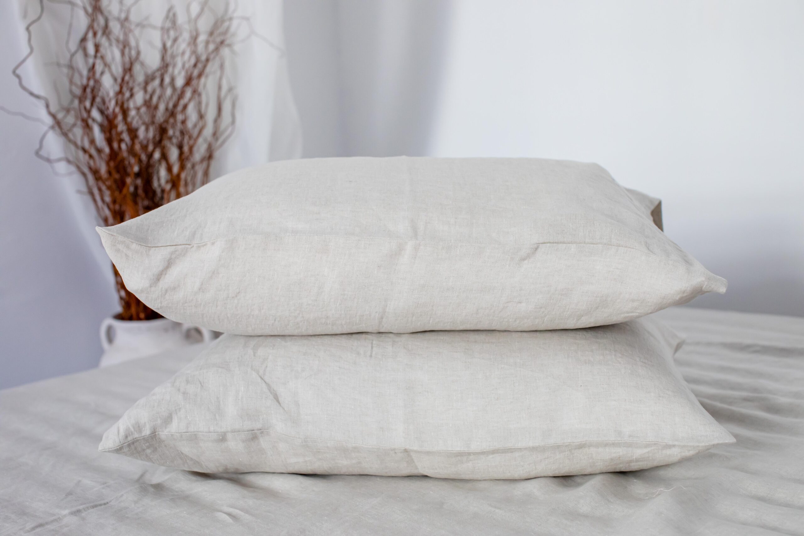 Natural Set 50x60 Pillowcases and 90x200 Sheet
