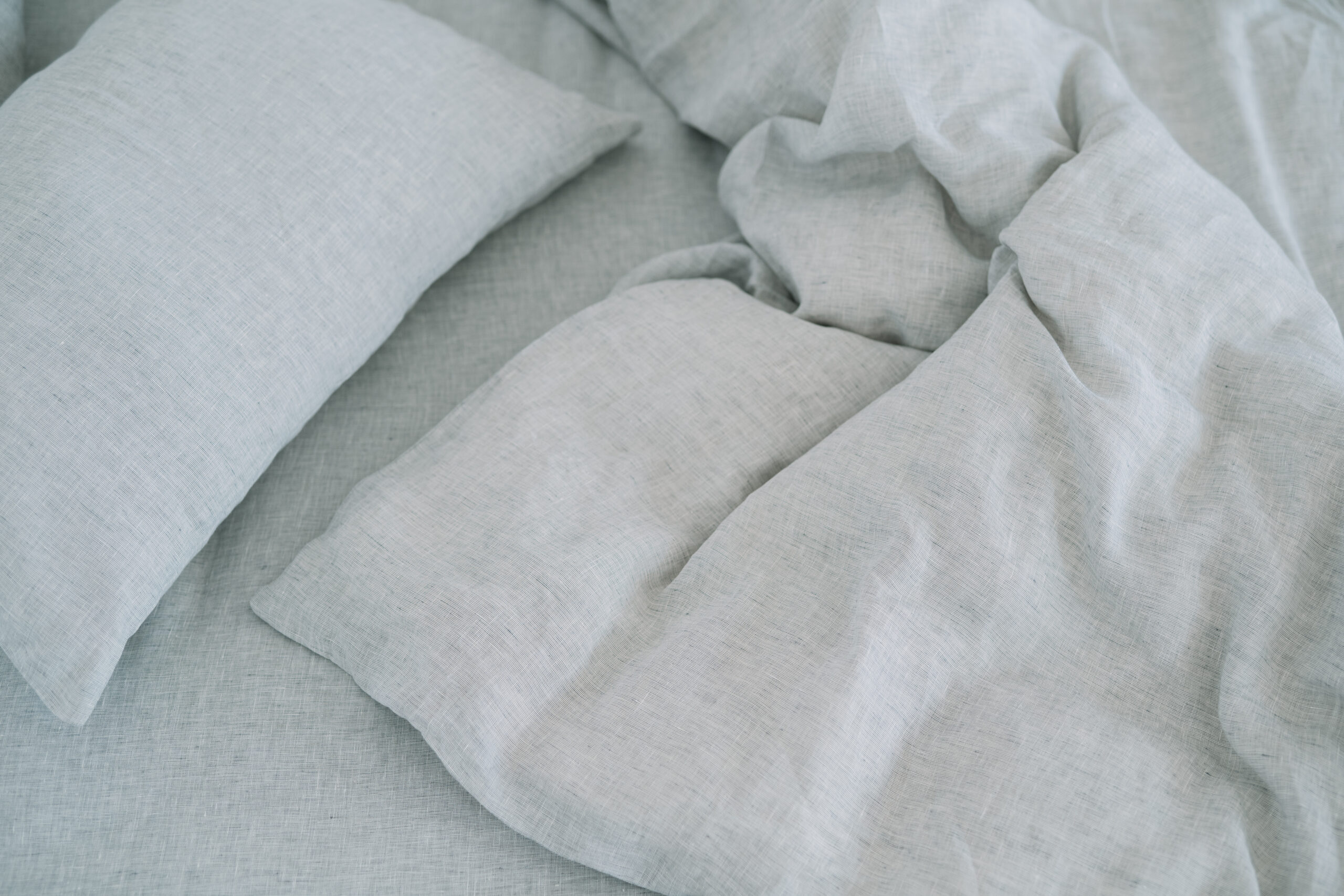 Set Dusty Grey Fețe de Pernă 60x60 și Husă Pilotă 220x220