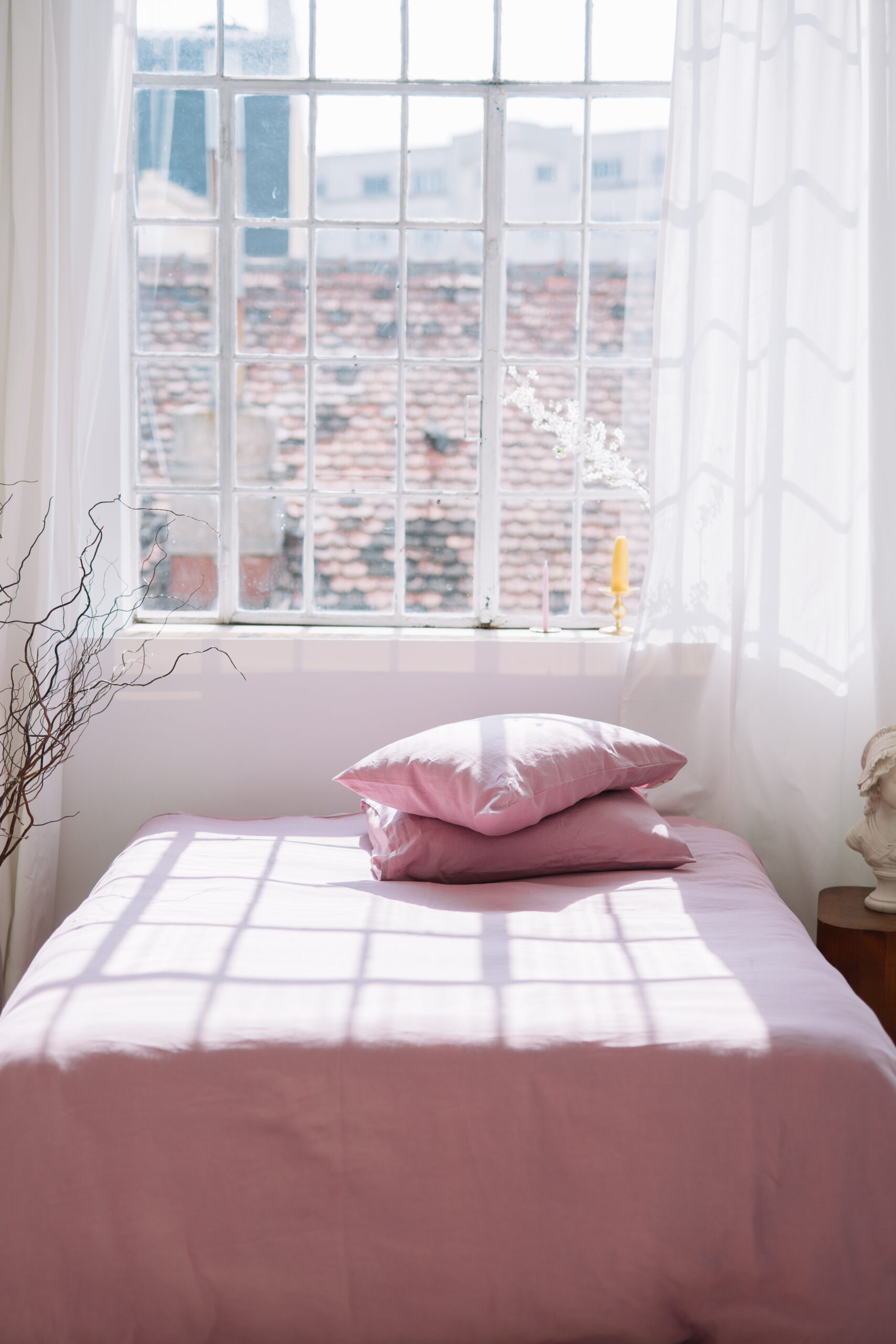 Set Purple Dream Fețe de Pernă 50x70 și Husă Pilotă 220x220