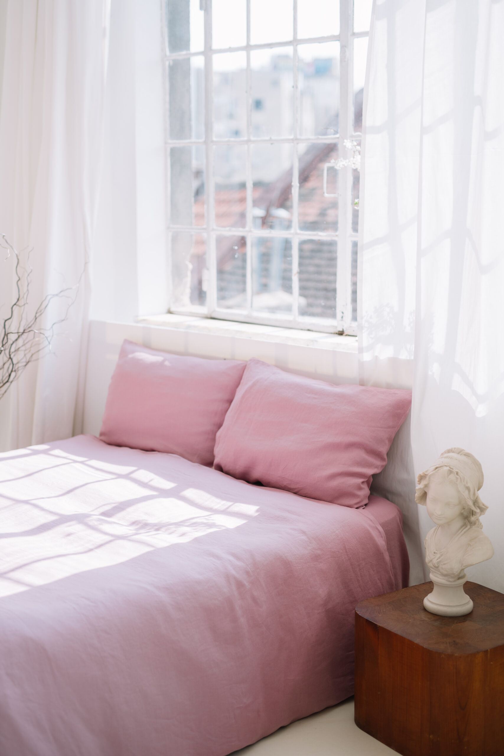 Set Purple Dream Fețe de Pernă 50x60 și Cearșaf 90x200