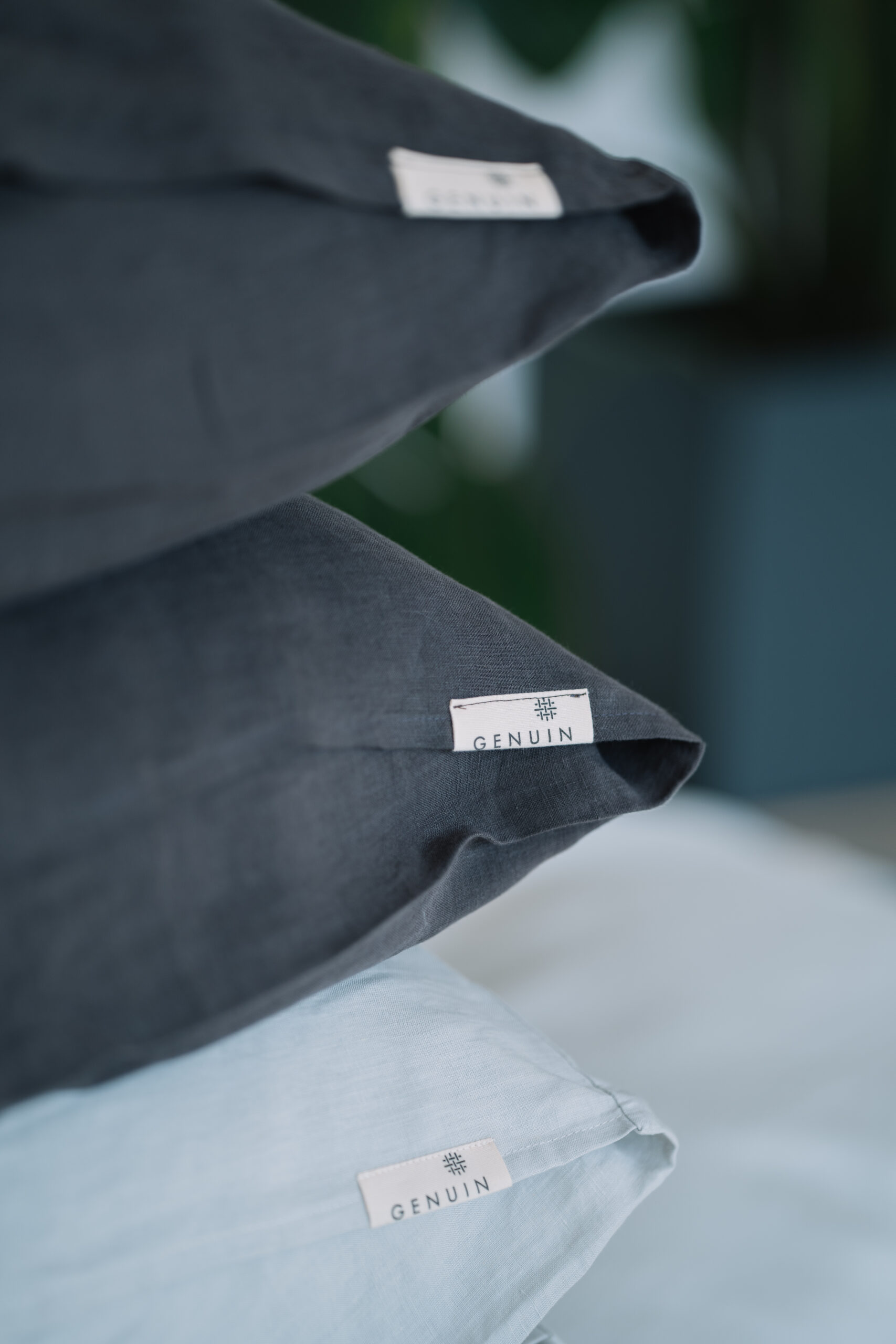 Set Stormy Grey Fețe de Pernă 60x60 și Husă Pilotă 220x220